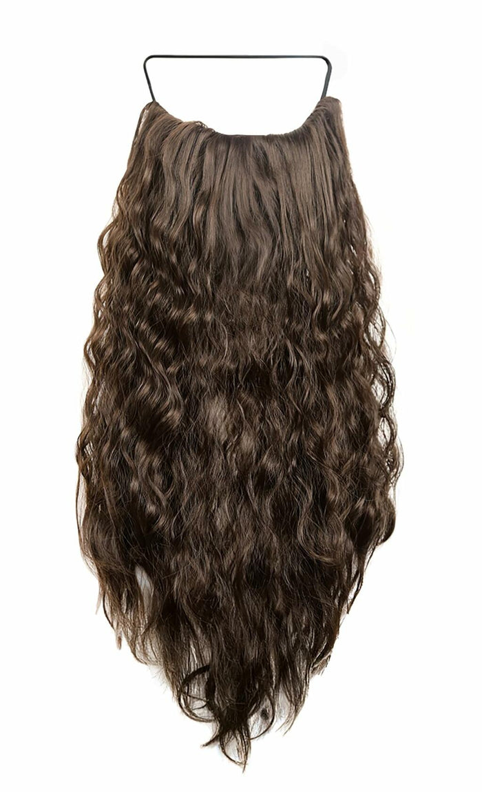 UQJE Long Curly Brown Wizard Beard Adult Cosplay Halloween One Size by Deal US