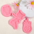 ICNYEKl 5 Pcs Cartoon Chocolate Fondant Silicone Molds Cake Decor Baking by Deal US