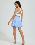 baleaf Women's Swim Skirt High Waisted Tummy Control Light Blue Size 2XL by Deal US