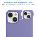 ZQCFKJ iPhone 16/16 Plus Tempered Glass Camera Lens Protector Glitter Colorful by Deal US