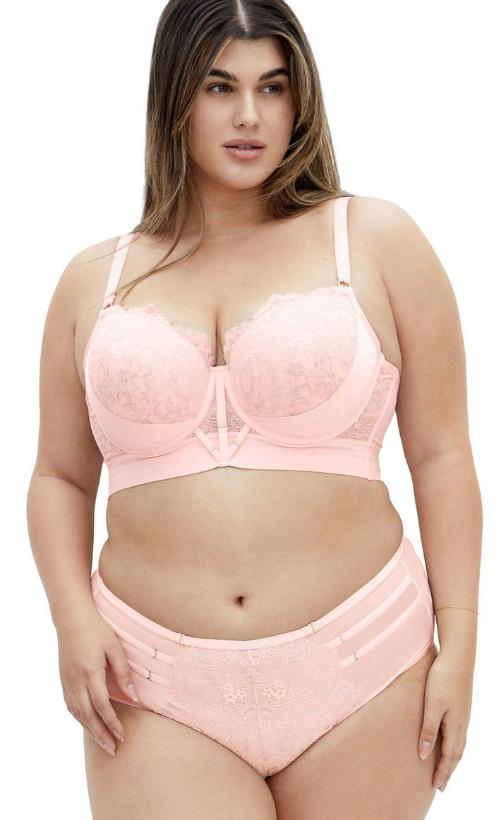 City Chic Alexis Contour Longline Bra Plus Size 38DD by Deal US