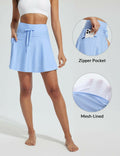 baleaf Women's Swim Skirt High Waisted Tummy Control Light Blue Size 2XL by Deal US
