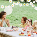 YQQYG Daisy Banner Garland 4 PCS White Paper Party Decor by Deal US