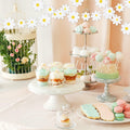 YQQYG Daisy Banner Garland 4 PCS White Paper Party Decor by Deal US
