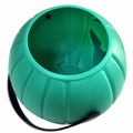 DQFAQYY Teal Pumpkin Bucket 7" Plastic Halloween Candy Bowl 7x7x5.5in by Deal US