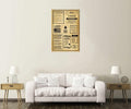 MUFLURIR Canvas Wall Art Retro Style 16x24 in Unframed Back to 1993 by Deal US