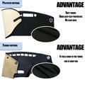 Dash Cover Audi Q5 2009-2025 Black Polyester Flannel Dashboard Protector by Deal US