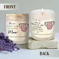 DOSINY Lavender Scented Candle 9Oz Soy Wax Gift for New Mom Funny Expecting by Deal US