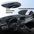 Dash Cover Audi Q5 2009-2025 Black Polyester Flannel Dashboard Protector by Deal US