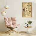 MUFLURIR Canvas Wall Art Retro Style 16x24 in Unframed Back to 1993 by Deal US