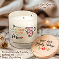 DOSINY Lavender Scented Candle 9Oz Soy Wax Gift for New Mom Funny Expecting by Deal US