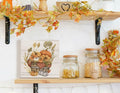 ULEGIE Fall Autumn Wood Box Sign Pumpkin Thanksgiving Decor 5x5 Inch by Deal US