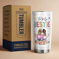 Pawzity 20 Oz White Stainless Steel Coffee Tumbler Gift for Women Friends by Deal US