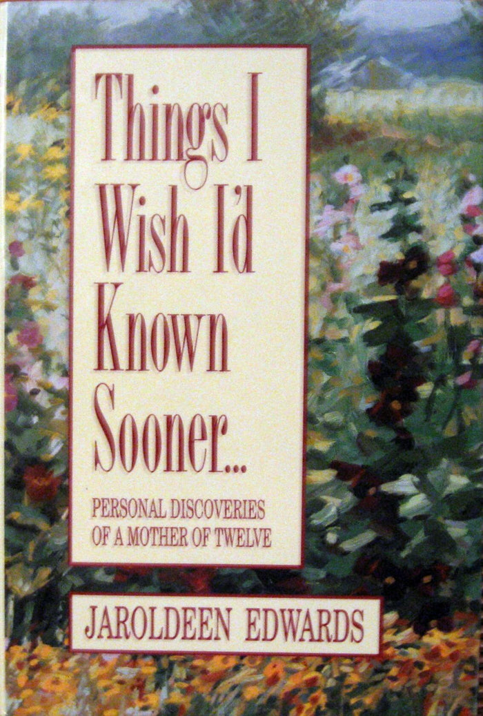 Things I Wish I'd Known Sooner by Jaroldeen Edwards - Social Science Book by Deal US