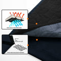 Deconovo Blackout Door Curtain Double Layer Insulated Navy 38x80 1 Panel by Deal US