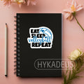 HYKADEUS Funny Volleyball Stickers 3"x2.2" Waterproof Vinyl Decals 3Pcs Retro by Deal US