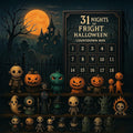 quisenti 31 Days of Halloween Horror Countdown Box 2025 Black 320g by Deal US
