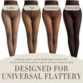 Aaronano Fleece Lined Thermal Warm Leggings Brown Size XS by Deal US