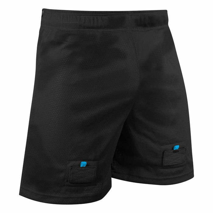 CHAMPRO Rink Textured Polyester Mesh Shorts Black Size S by Deal US