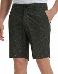 M MAELREG Mens Lightweight Water-Resistant Golf Shorts Black Grid Size 32 by Deal US