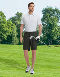 M MAELREG Mens Lightweight Water-Resistant Golf Shorts Black Grid Size 32 by Deal US