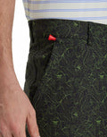 M MAELREG Mens Lightweight Water-Resistant Golf Shorts Black Grid Size 32 by Deal US