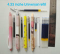 Twokiln Gel Ink Pen Refills Black 0.5mm 80 Pcs Smooth Writing by Deal US