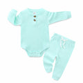 Hikido Baby Romper Cotton Onesie Toddler 12-18 Months Sky Green Size 12-18M by Deal US