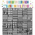 YTPZCL Waterproof Vinyl Letter Stickers White 2in 318 Count Self Adhesive by Deal US