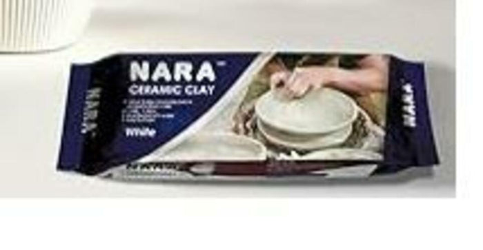 NARA Ceramic Clay 1.10lbs White Block Air Drying Modeling Sculpting by Deal US