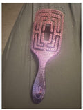 Candybrush Detangling Wet Hair Brush Soft Bristles Anti Static Romantic Amethyst by Deal US