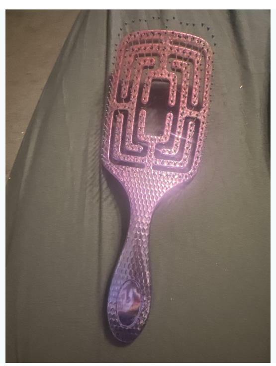 Candybrush Detangling Wet Hair Brush Soft Bristles Anti Static Romantic Amethyst by Deal US