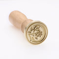 QINGNING Alphabet Brass Wax Seal Stamps with Wood Handles Color W by Deal US