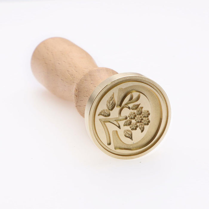 QINGNING Alphabet Brass Wax Seal Stamps with Wood Handles Color W by Deal US