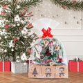 Kolewo4ever Christmas Snowflake Cellophane Bags 20pcs 16x24in Red Floral by Deal US