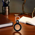 Sluswallow Black Leather Coin Holder Keychain Standard Size Black by Deal US