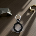 Sluswallow Black Leather Coin Holder Keychain Standard Size Black by Deal US