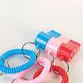 Vocoliday 24pcs Sport Whistle Bracelets with Keychain Plastic Halloween Birthday by Deal US