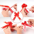 Kolewo4ever Christmas Snowflake Cellophane Bags 20pcs 16x24in Red Floral by Deal US
