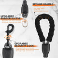 Mengbei Tribe Double Dog Leash Detachable 360° Swivel Reflective Grey Size L by Deal US