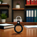 Sluswallow Black Leather Coin Holder Keychain Standard Size Black by Deal US