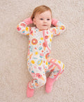 SUZEL Baby Bamboo Pajamas Footless Romper Ice Cream Size 3-6M by Deal US