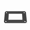 CECINIR 1 Way Zinc Alloy Silver Flush Mount Panel Button Switch Holder by Deal US