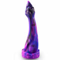HISDOJIP 7.7in Liquid Silicone Dragon Anal Plug Trainer Purple Suction Cup by Deal US