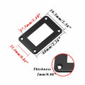 CECINIR 1 Way Zinc Alloy Silver Flush Mount Panel Button Switch Holder by Deal US