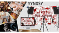 YYNXSY Halloween Photography Backdrop Red 10x8ft Spooky Ghost YY-3040 by Deal US