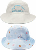 Kawaii Cotton Reversible Bucket Hat Women Lightweight Summer Outdoor by Deal US