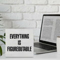GTGIC Inspirational Motivational Desk Sign Positive Encouragement 5x5 Multicolor by Deal US
