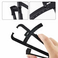 Quacc Body Fat Caliper with Slide Ruler & Body Fat Charts Black by Deal US