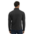 H HYFOL Men's USA Flag Graphic 1/4 Zip Pullover Sweatshirt Black Size S by Deal US